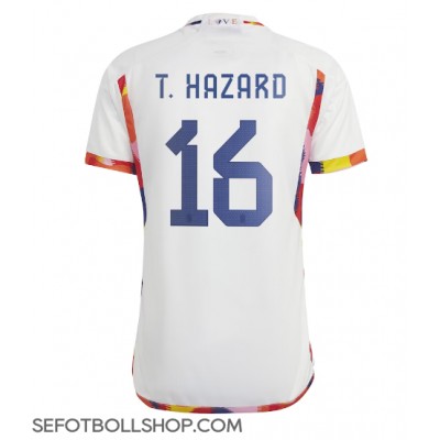 Billiga Belgien Thorgan Hazard #16 Borta fotbollskläder VM 2022 Kortärmad